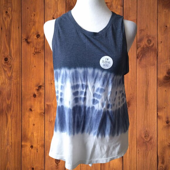 AEROPOSTALE PERFECT TANK WOMEN'S LARGE SLEEVELESS PULLOVER TIE DYE TANK TOP NEW - Picture 1 of 4